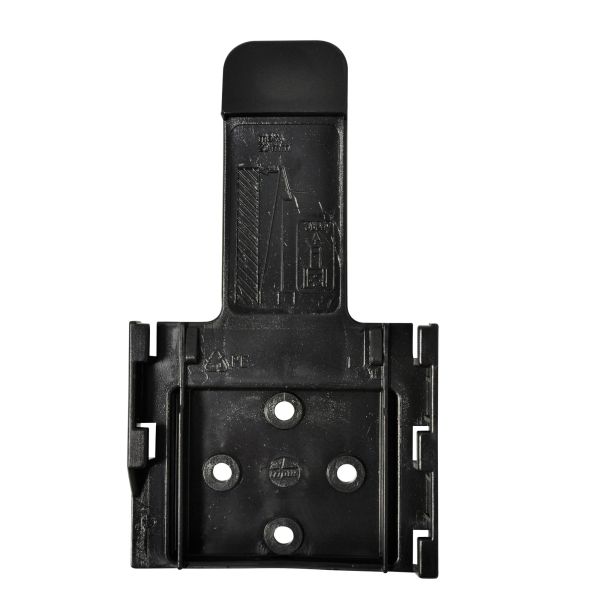 1RtBXJdvIZnpAA Tripus Halter für Unterlegkeil mit Logo & TÜV – Sichere Befestigung für Ihre Fahrzeugsicherung (Schwarz)