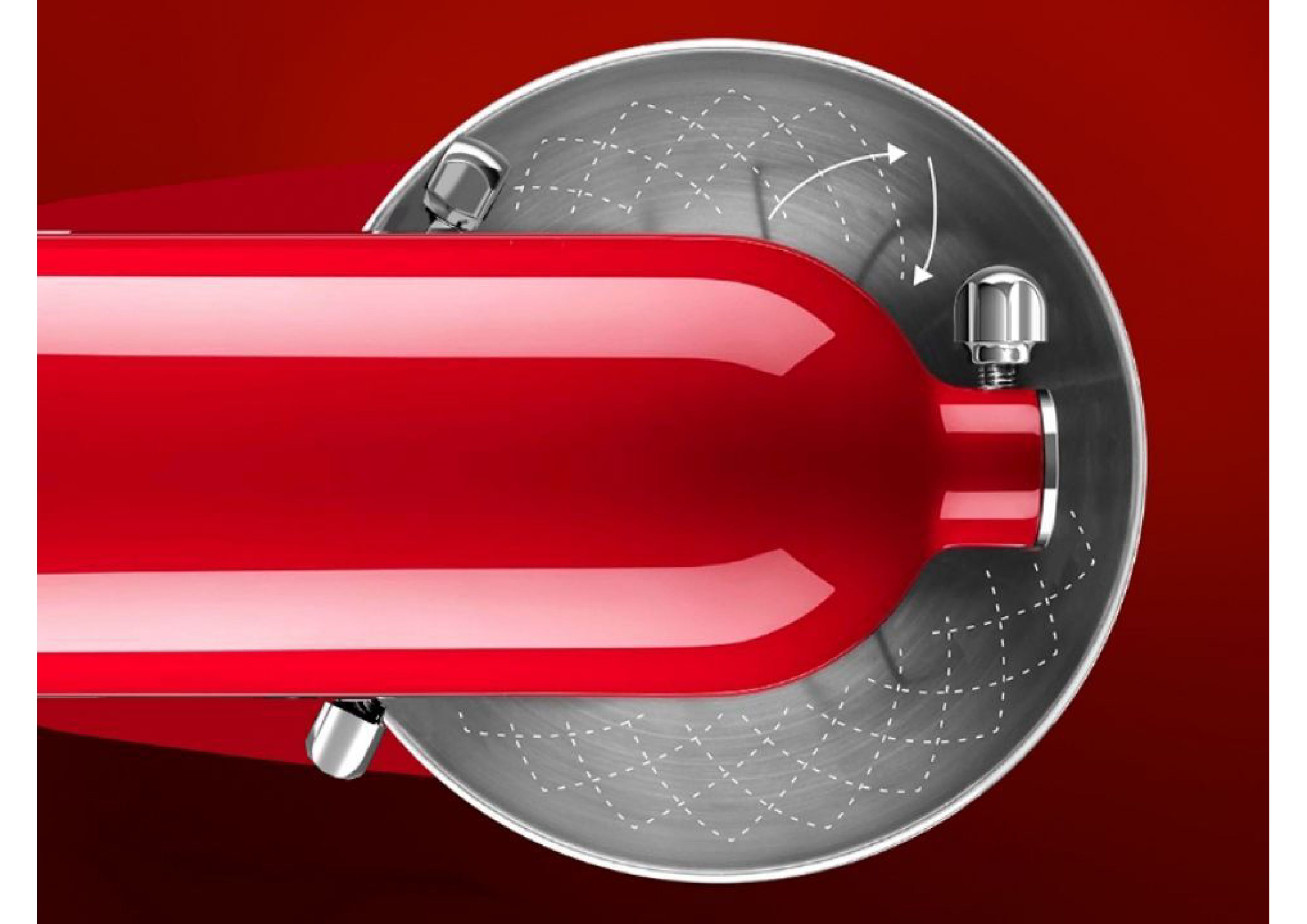 KitchenAid planetary mixing action in operation