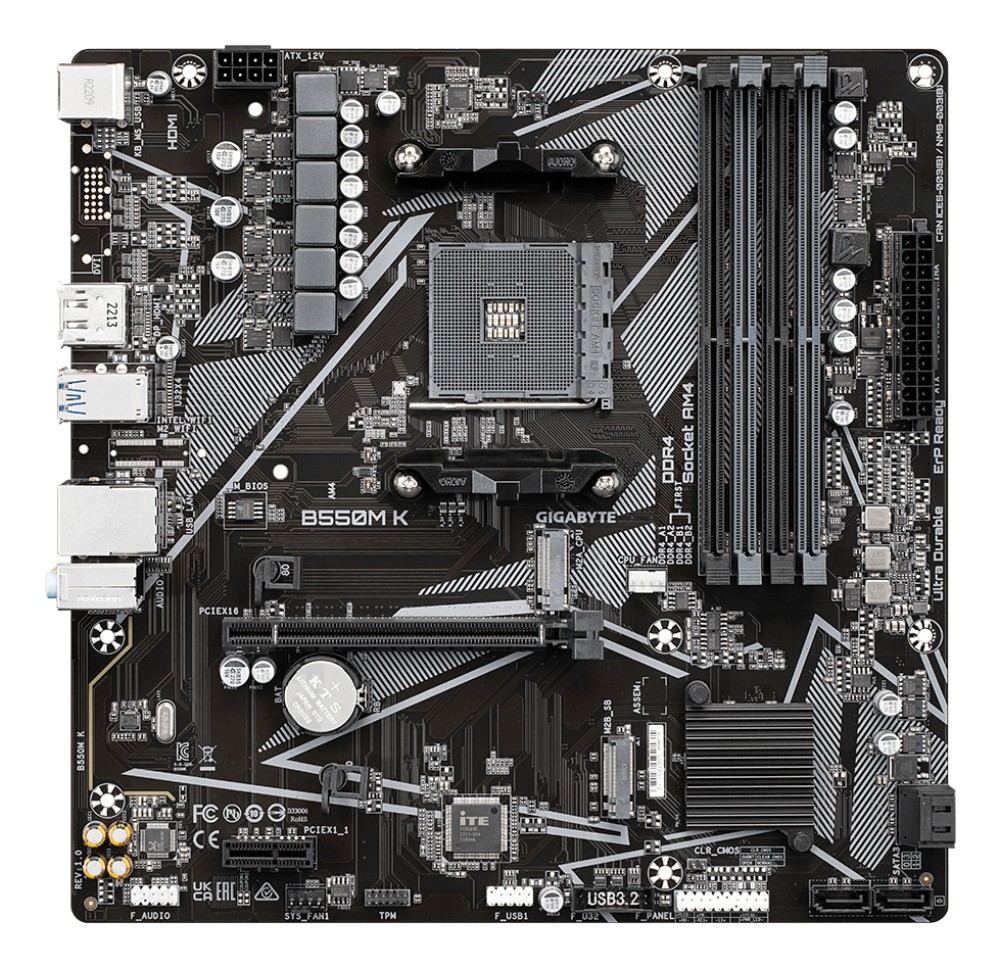 GIGABYTE B550M K