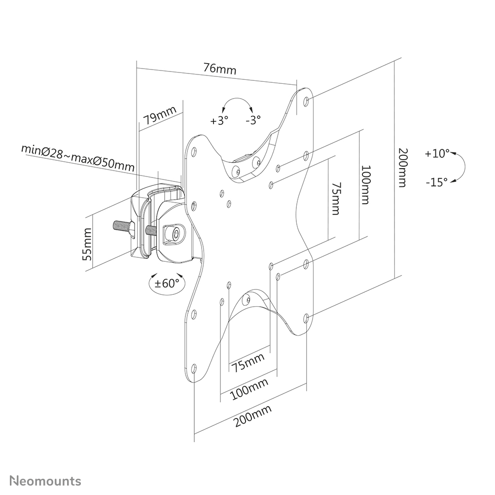 Neomounts FL40-430BL12