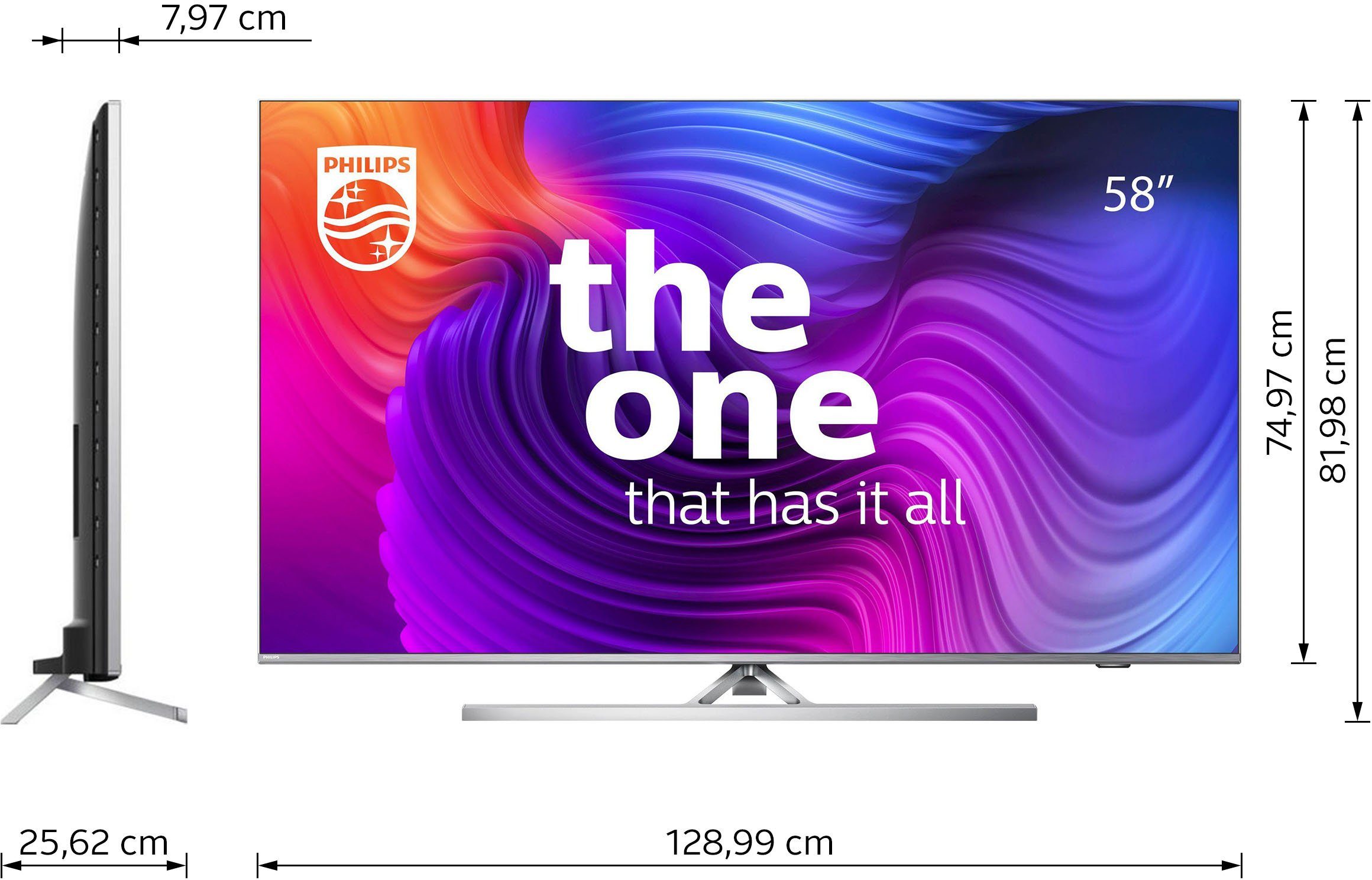 PHILIPS 58PUS8506 4K UHD LED Android TV 58''