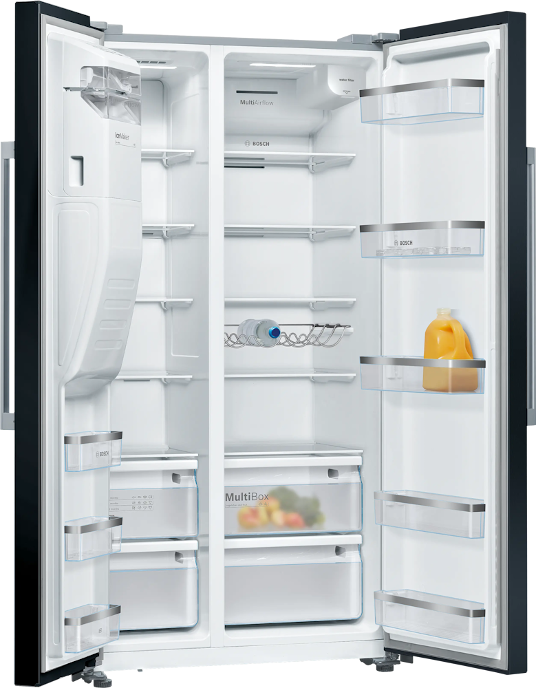 Bosch KAD93ABEP Side-by-Side Kühl-Gefrierkombination | XXL-Kapazität | Eis- & Wasserspender
