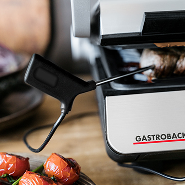 GASTROBACK 42539 Design Kontaktrgrill - Perfekte Steaks für jeden Geschmack