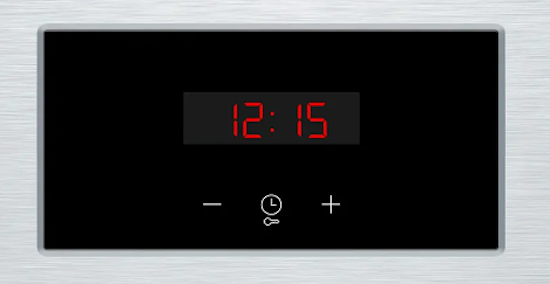 Bosch HBF133BR0 Built-in Oven - red LED display