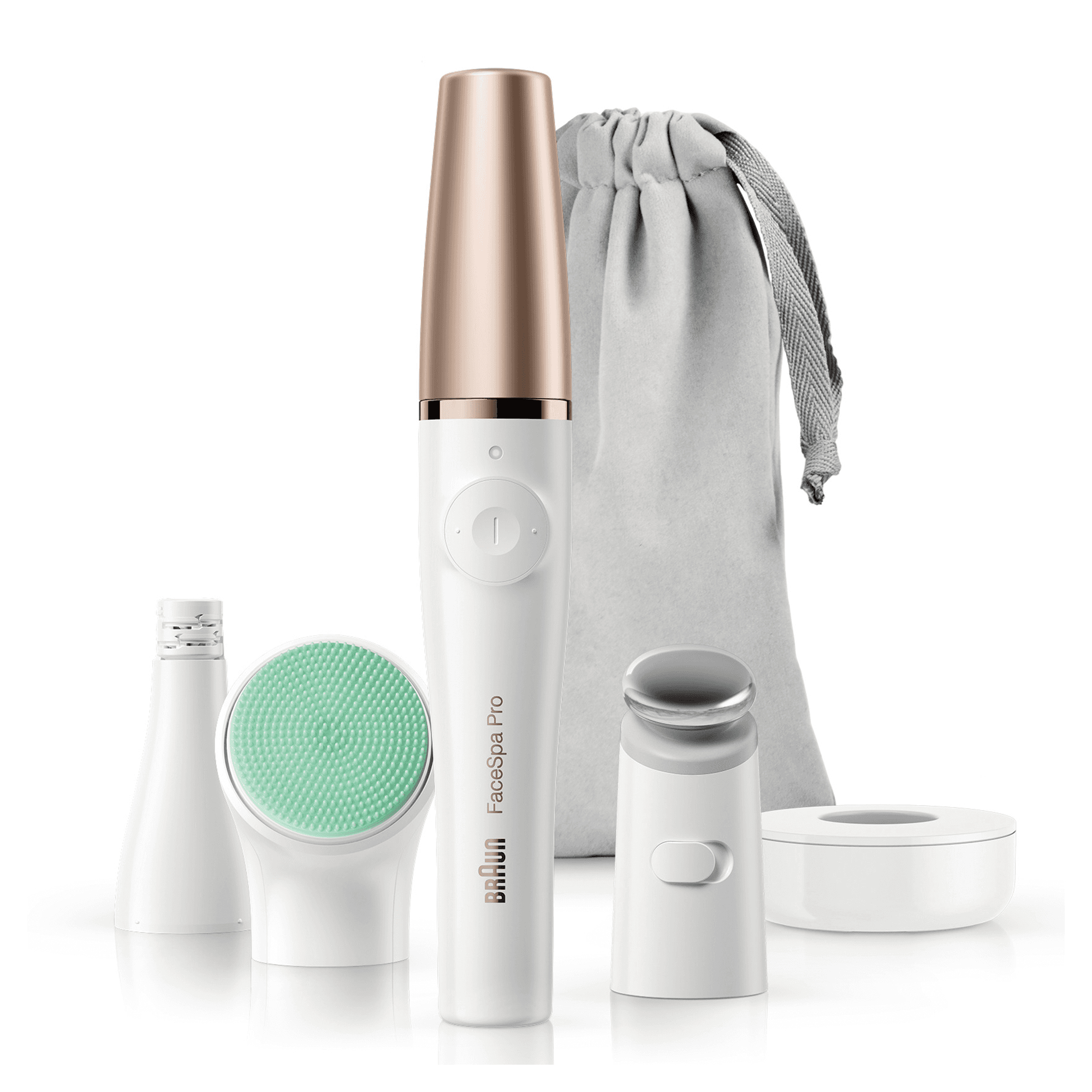 1QbhySlFi55cK9 Braun FaceSpa Pro 913 Epilierer 3-in-1 System, Gesichtsreinigungsset, bronze