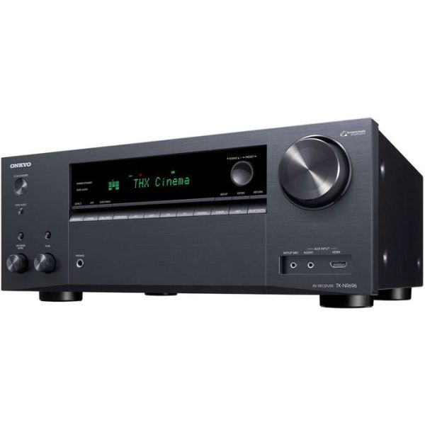 ONKYO TX-NR696 7.2 Kanal AV Receiver (THX Kinoklang, Dolby/DTS:X) 175W/Kanal AV Receiver Schwarz