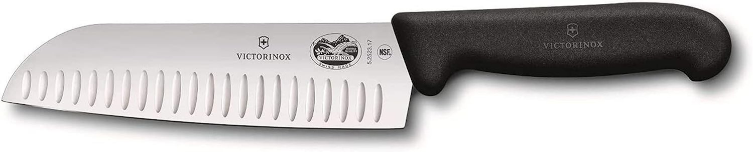 Victorinox 5.2523.17B Santokumesser Victorinox Fibrox Santokumesser mit 17 cm Klinge