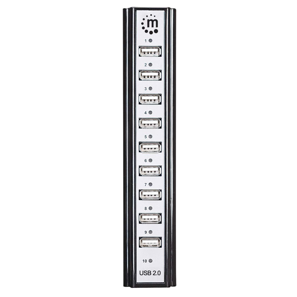 Manhattan Hi-Speed USB 2.0 Desktop Hub 10 Ports