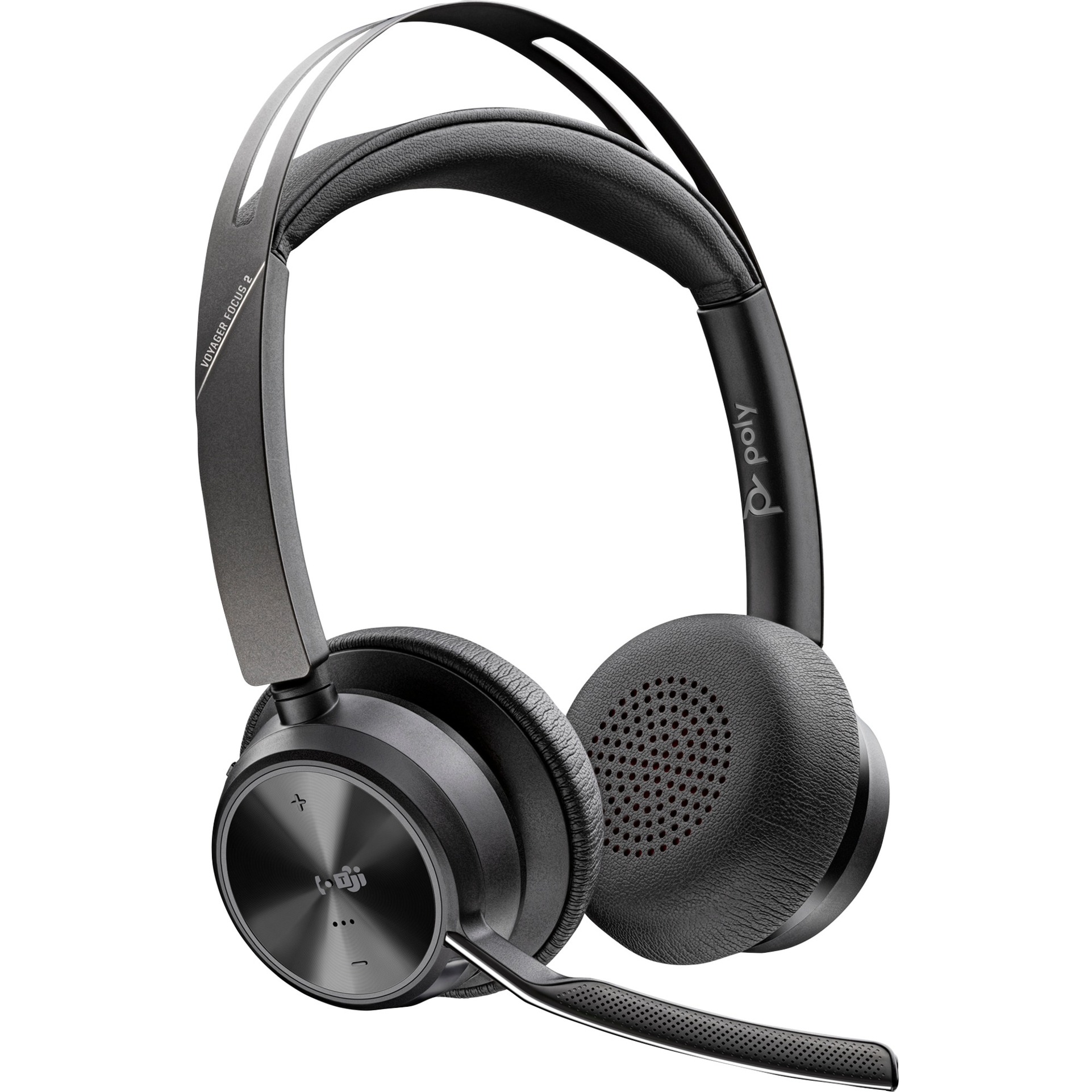 HP Poly Voyager Focus 2 USB-C-C-Headset, für Microsoft Teams zertifiziert, + USB-C/A-Adapter
