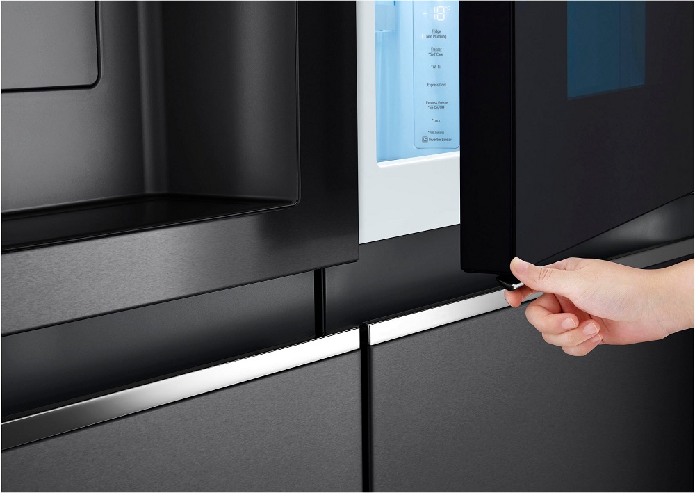  LG GSXV91MCAE Side-by-Side-Kühlschrank leichtes öffnen der Door-in-Door funktion