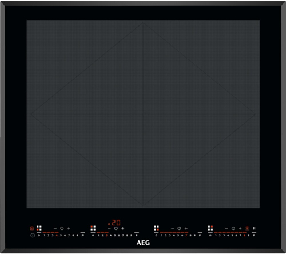 AEG IKE64683FB Serie 8000 Totalflex Induktionskochfeld cm. 60 - schwarze glaskeramik