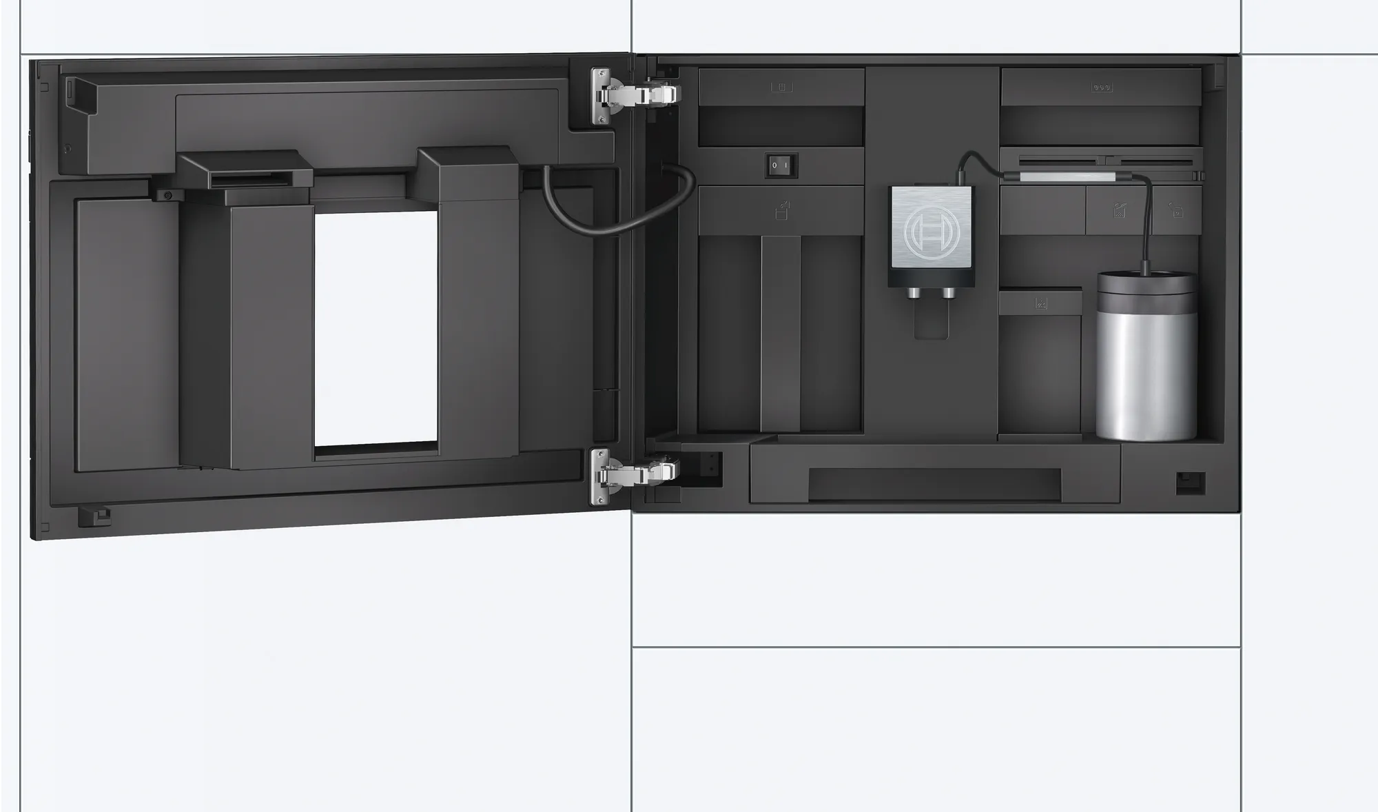 BOSCH Serie 8 Einbau-Kaffeevollautomat Edelstahl CTL636ES6