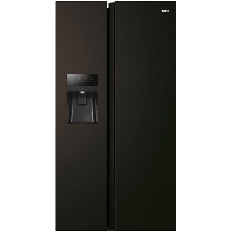 HAIER HSR5918DIPB SBS 90 SERIE 5 Side-by-Side, Schwarz Matt HAIER HSR5918DIPB SBS 90 SERIE 5 Side-by-Side, Schwarz Matt