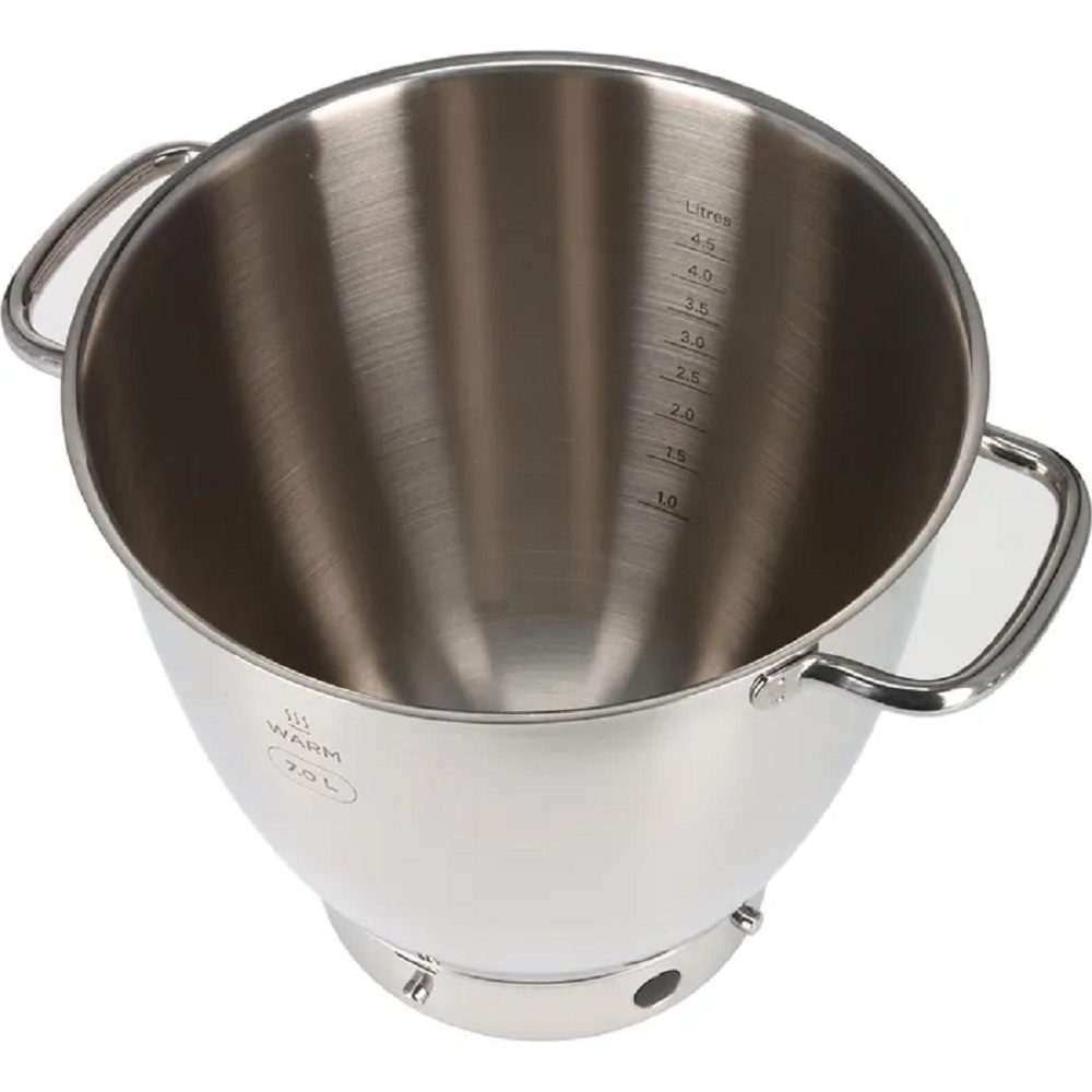 Kenwood KWL90.004SI Titanium Chef Patissier XL Küchenmaschine DuoBowl, 2 Rührschüsseln für den perfekten Teig