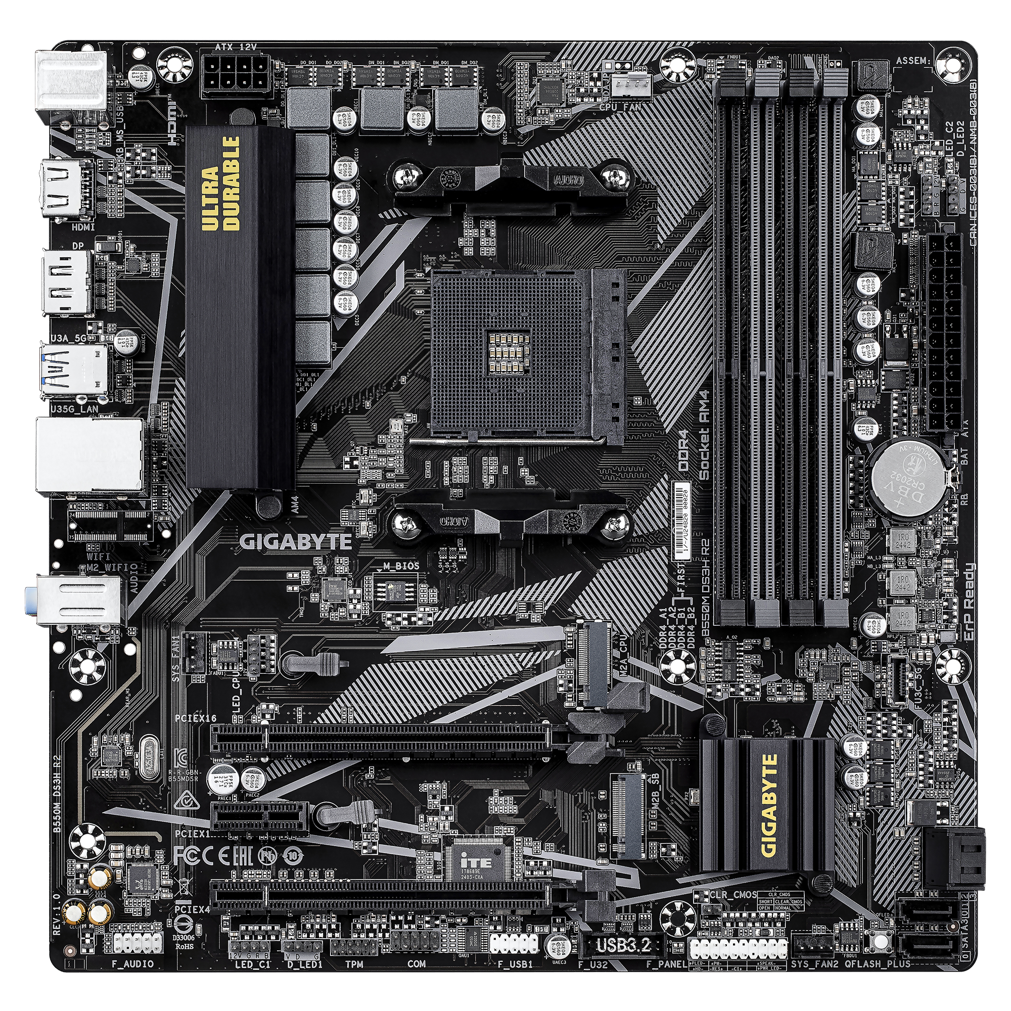 GIGABYTE B550M DS3H R2