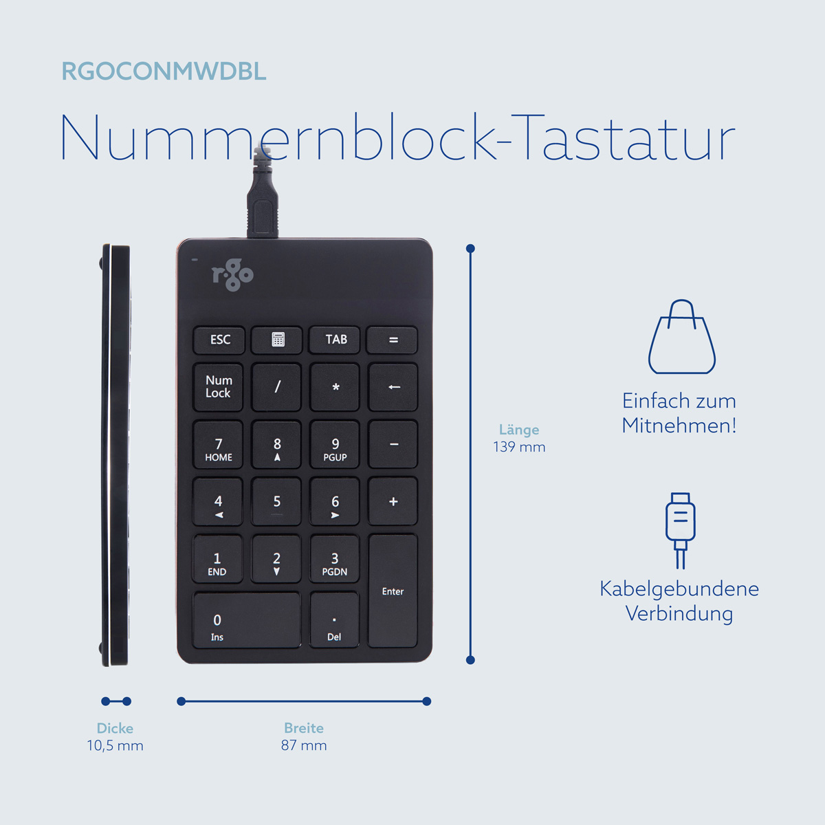 R-Go Numpad Break