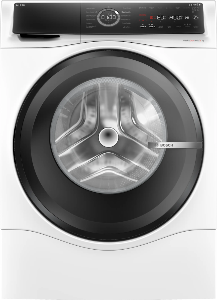 Bosch WNC254A40 Waschtrockner | i-DOS Dosierautomatik | AutoDry & Energieklasse A Waschen