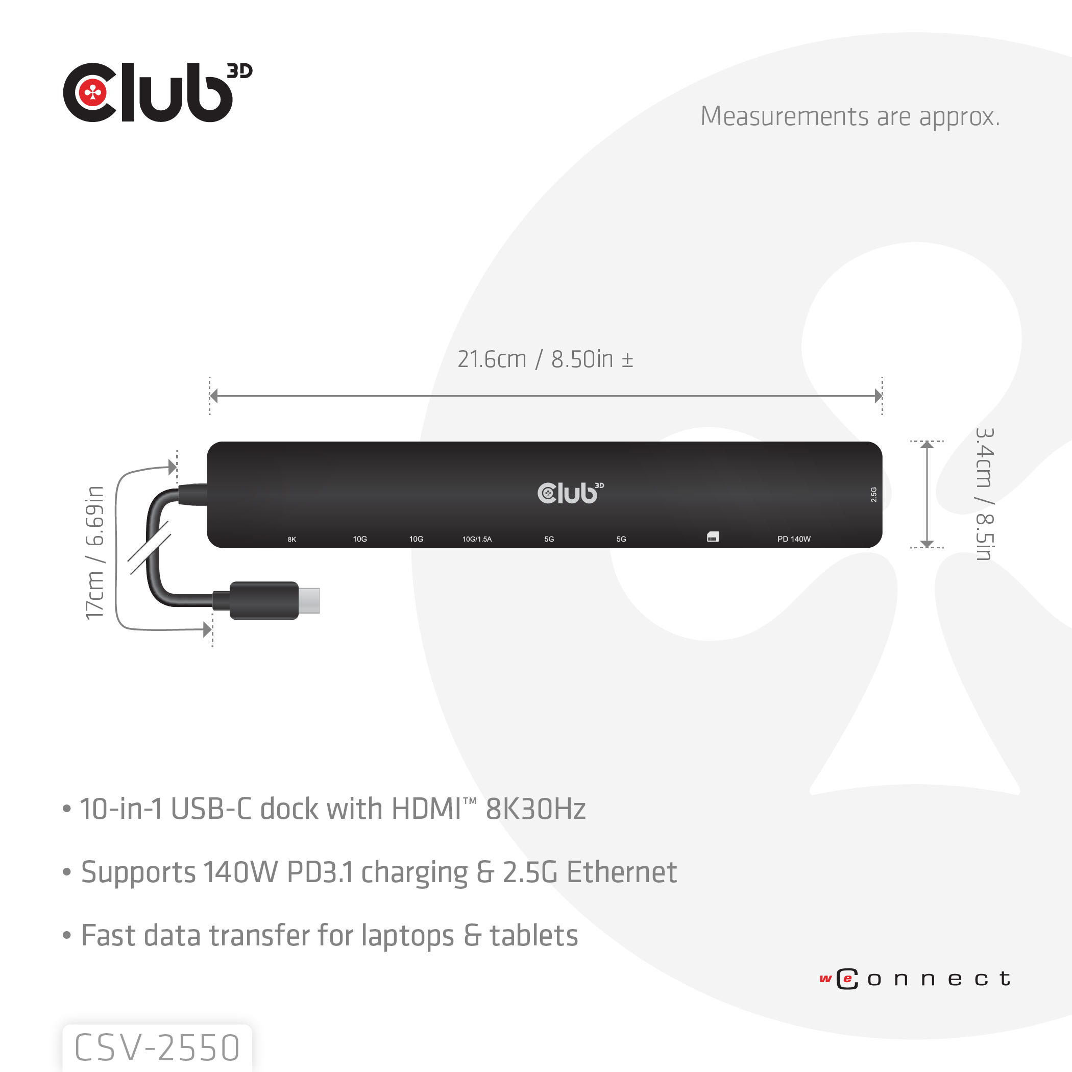 Club 3D CSV-2550