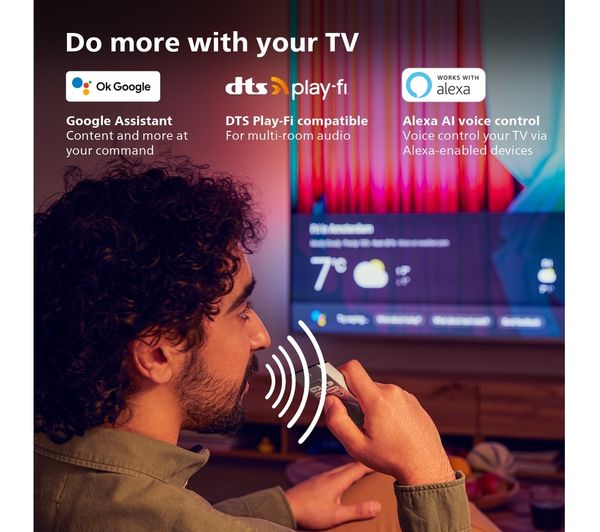 Philips 55OLED707 - 139 cm (55") Diagonalklasse OLED-TV - Smart TV - Android TV - 4K UHD (2160p) 384