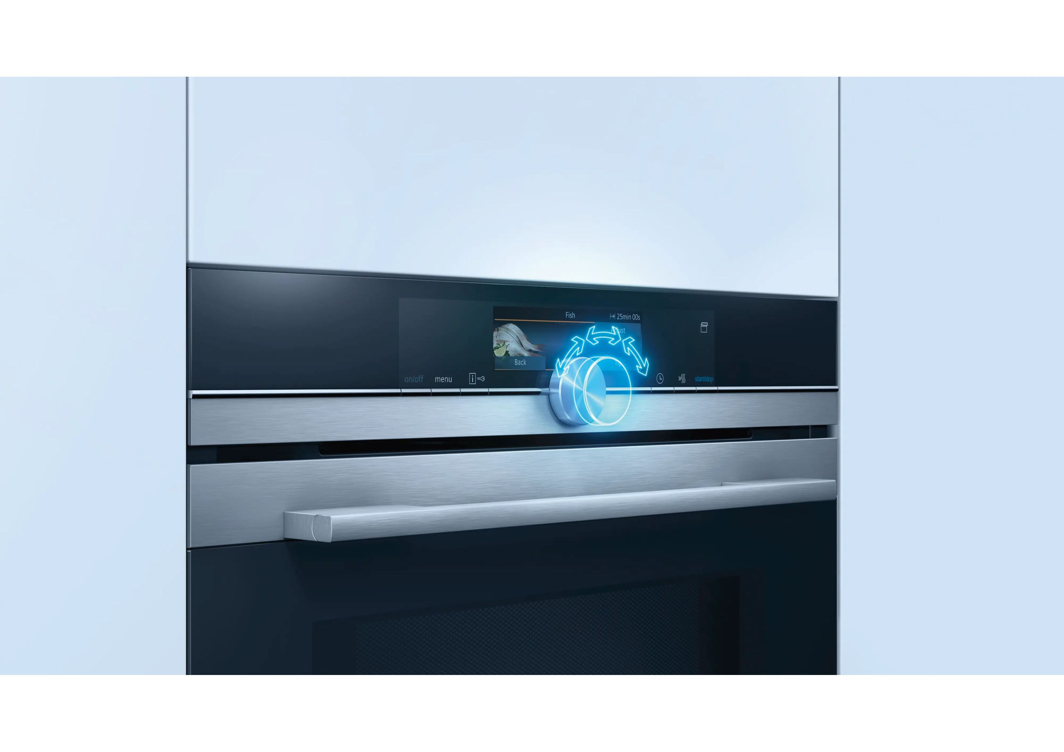 Detailansicht der lightControl Bedienknebel und LCD-Display