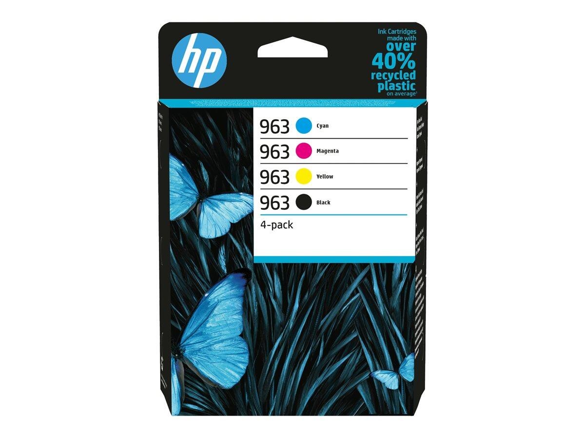 HP 963 4er-Pack OriginalDruckerpatronen Schwarz/Cyan/Magenta/Gelb