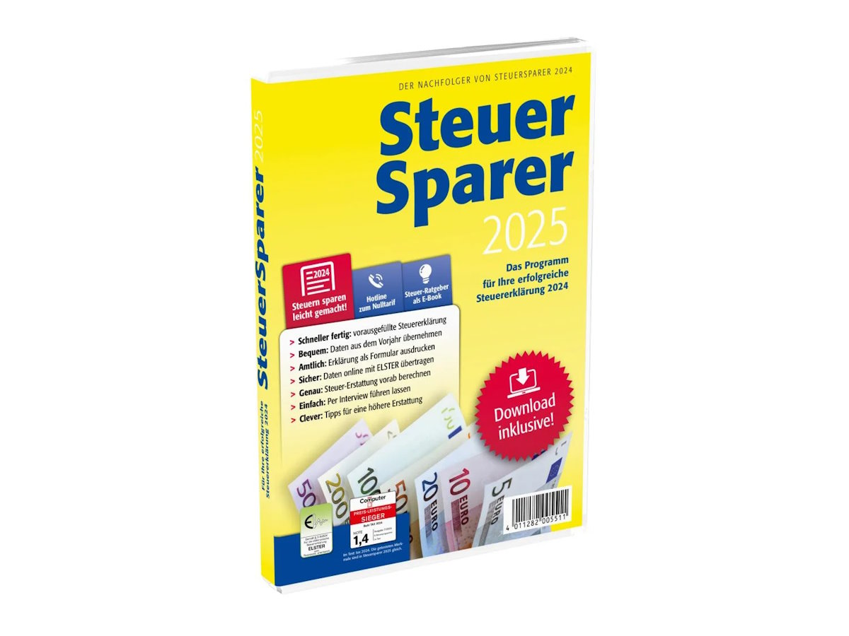 Steuersparer 2025 - das Programm für Ihre erfolgreiche Steuererklärung 2024 Steuersparer 2025 - das Programm für Ihre erfolgreiche Steuererklärung 2024