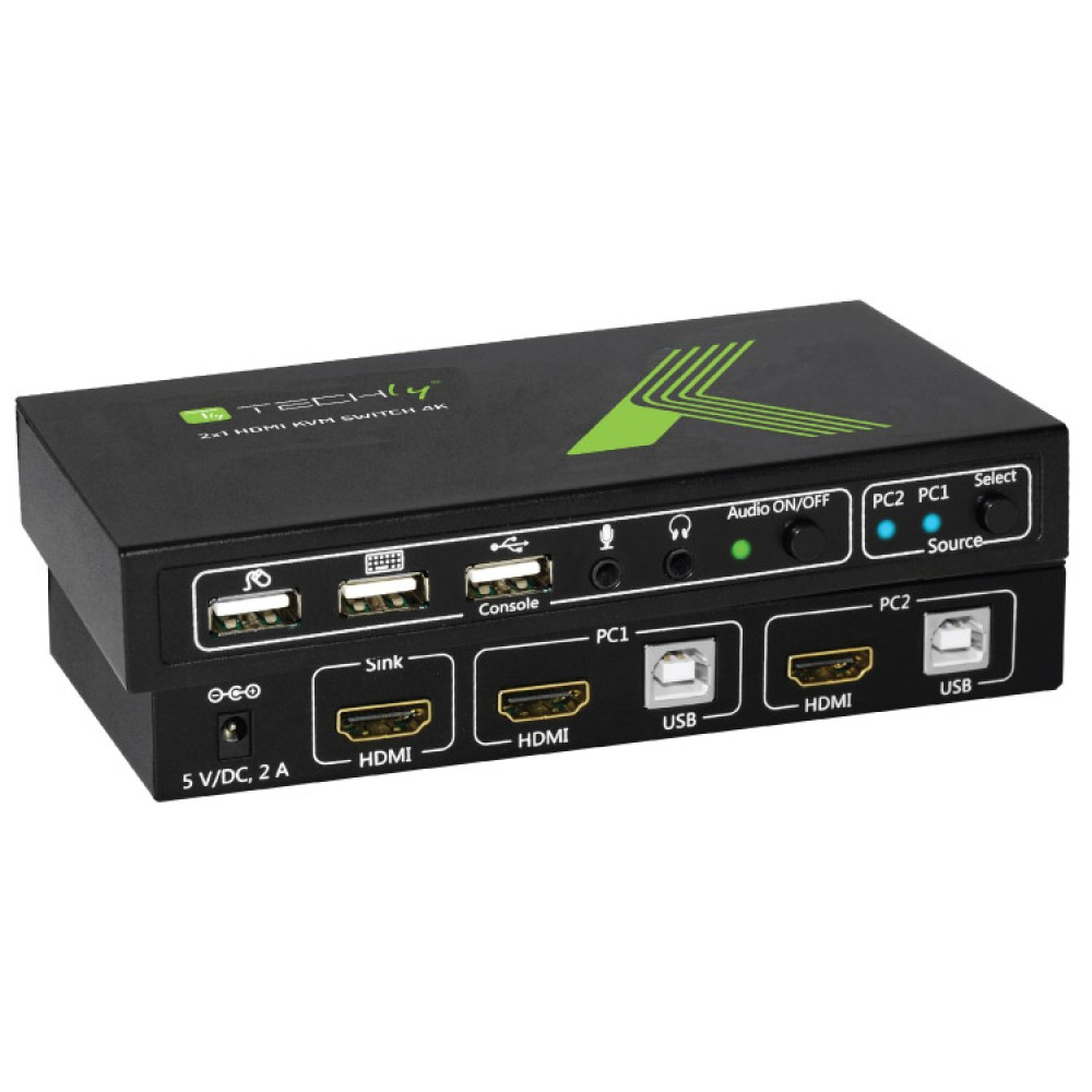 Techly IDATA-KVM-HDMI2U