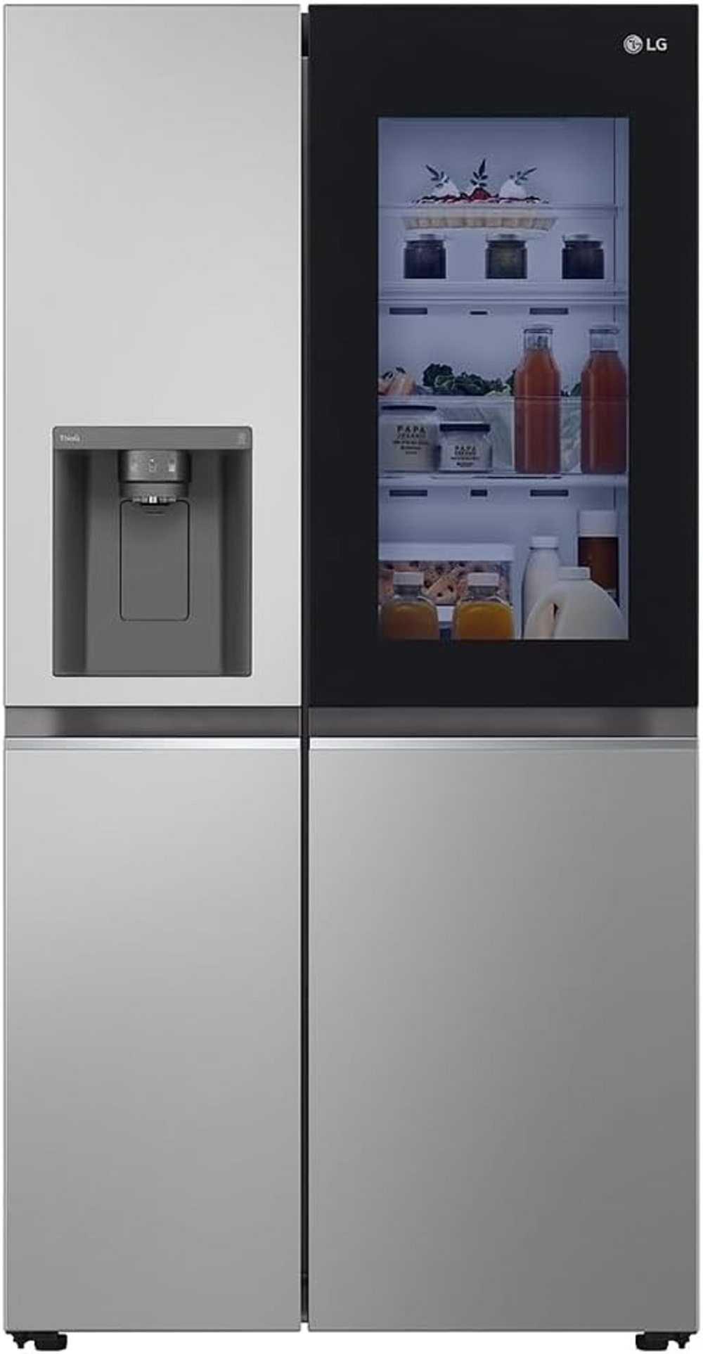 LG GSGV81PYLL Kühlschrank – elegante Frontansicht mit Edelstahlfinish