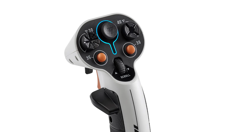 Thrustmaster Sol-R 1 Flightstick Schwarz, Weiß USB Analog / Digital PC