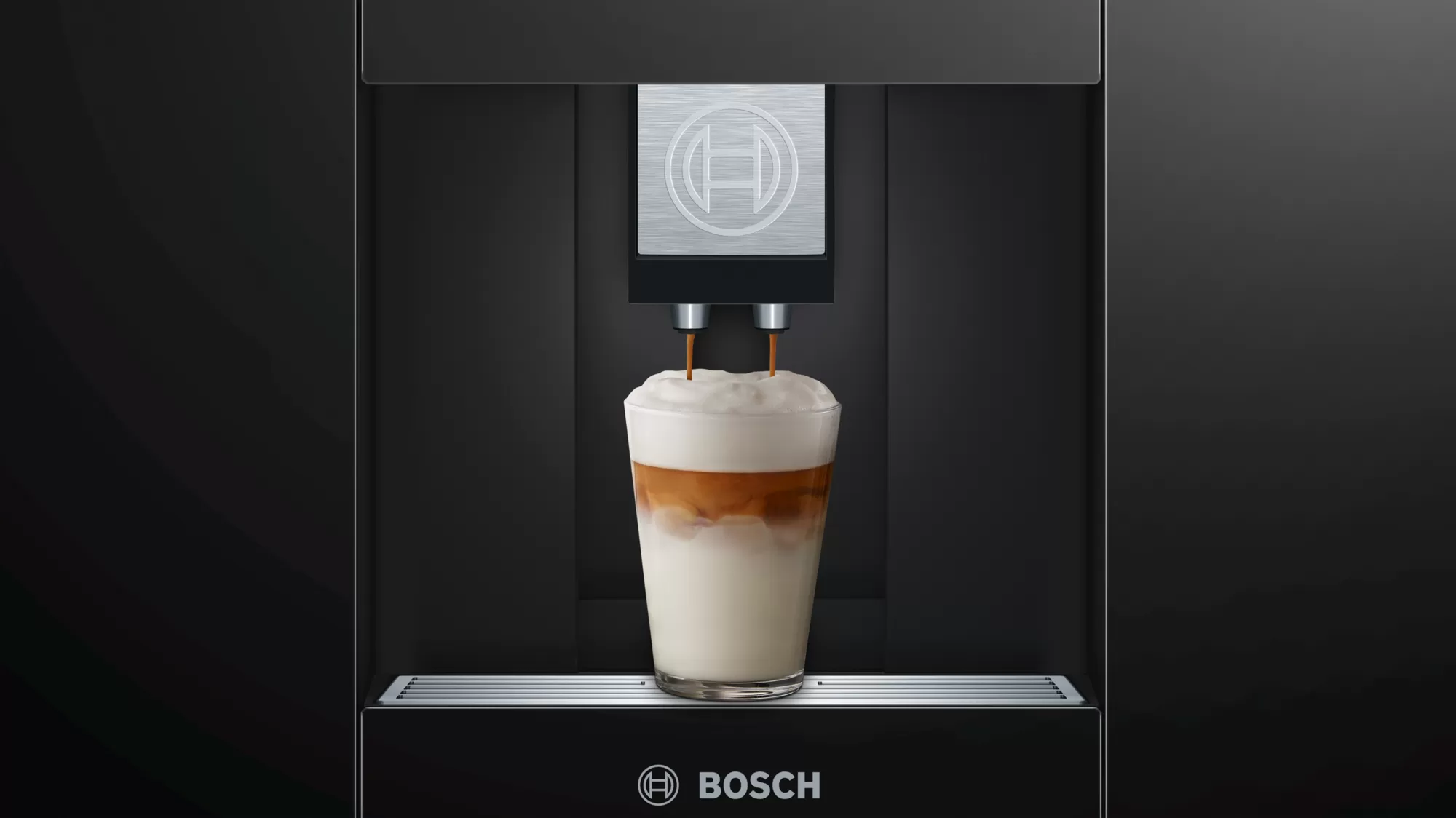 BOSCH Serie 8 Einbau-Kaffeevollautomat Edelstahl CTL636ES6