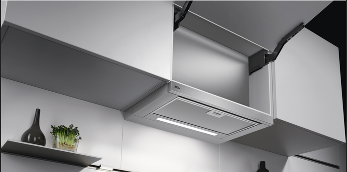 AEG DPE5660M Flachschirmhaube 60cm Grau