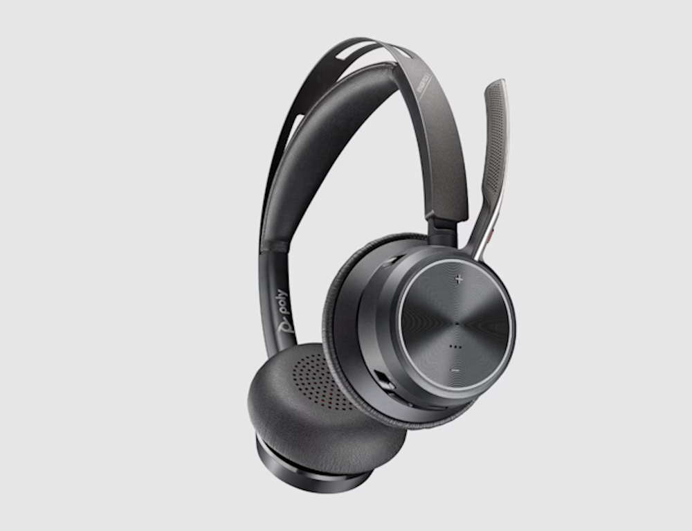 HP Poly Voyager Focus 2 USB-C-C Headset +USB-C/A-Adapter