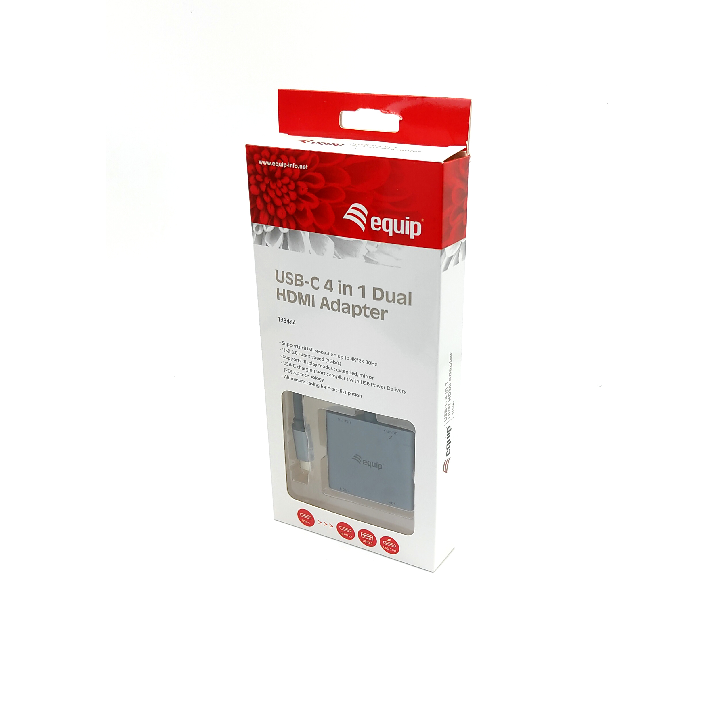 Equip 4-in-1 Dual-HDMI-Adapter