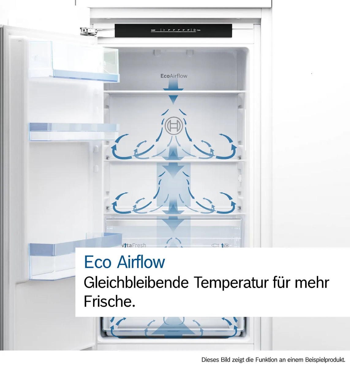 BOSCH Eco Airflow, gleichbleibende Temperatur für mehr Frische BOSCH Eco Airflow, gleichbleibende Temperatur für mehr Frische