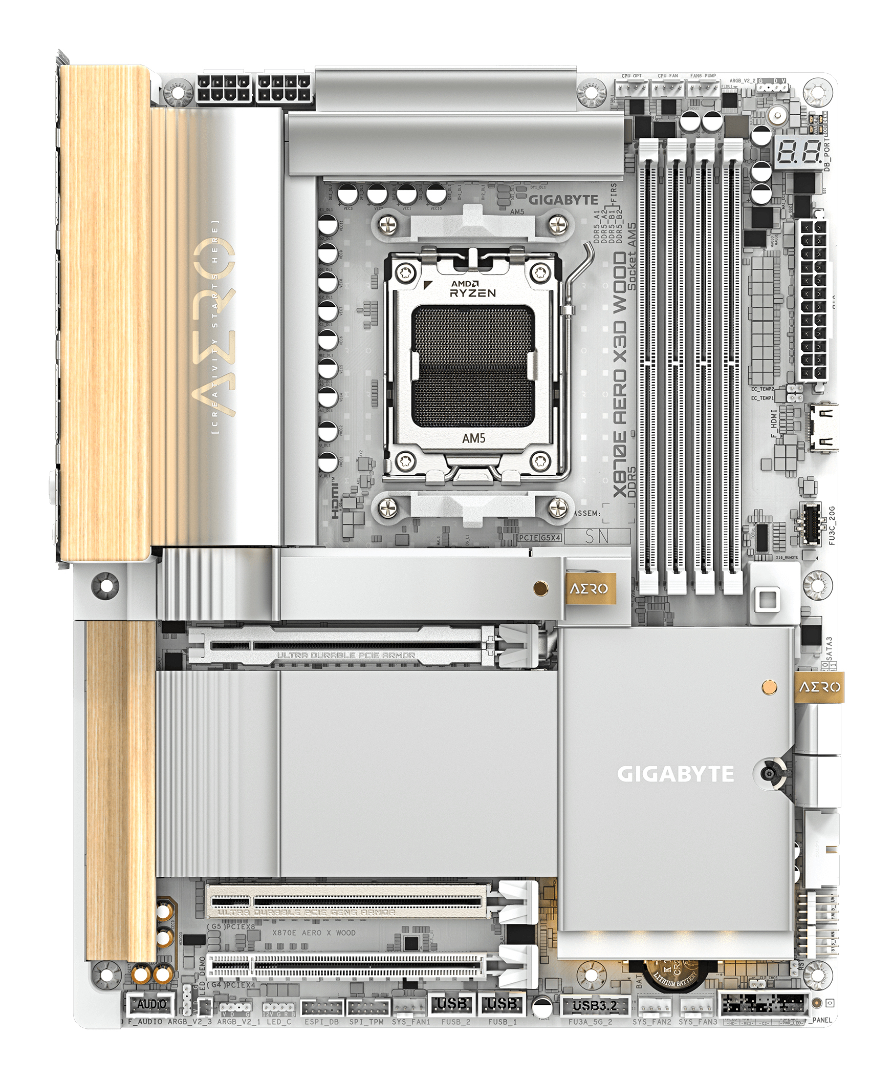 Gigabyte X870E AERO X3D WOOD