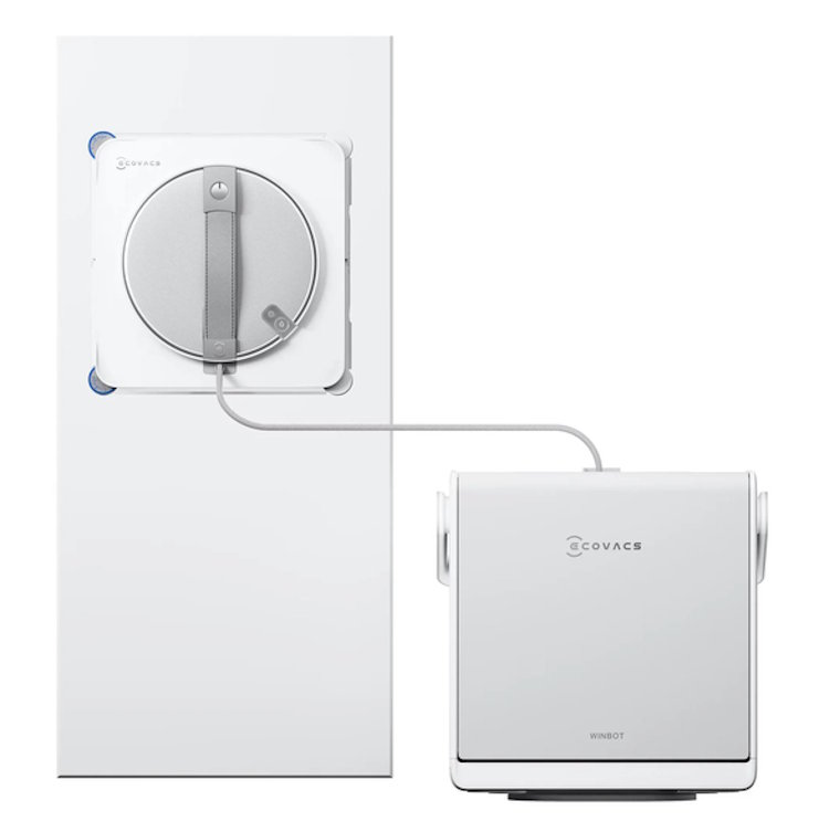 Ecovacs WINBOT W2S OMNI front view – compact window cleaning robot with 8,000 Pa and WIN-SLAM 4.0