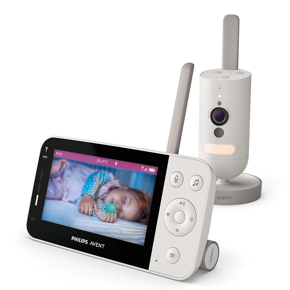 Philips AVENT Video-,Babyphone Connected Video SCD921, weiß