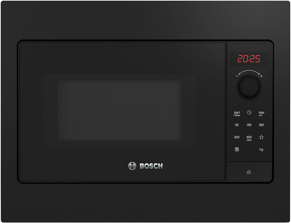 Bosch BFL523MB4 Einbau-Mikrowelle 800W Schwarz – AutoPilot für einfache Bedienung & Reinigung