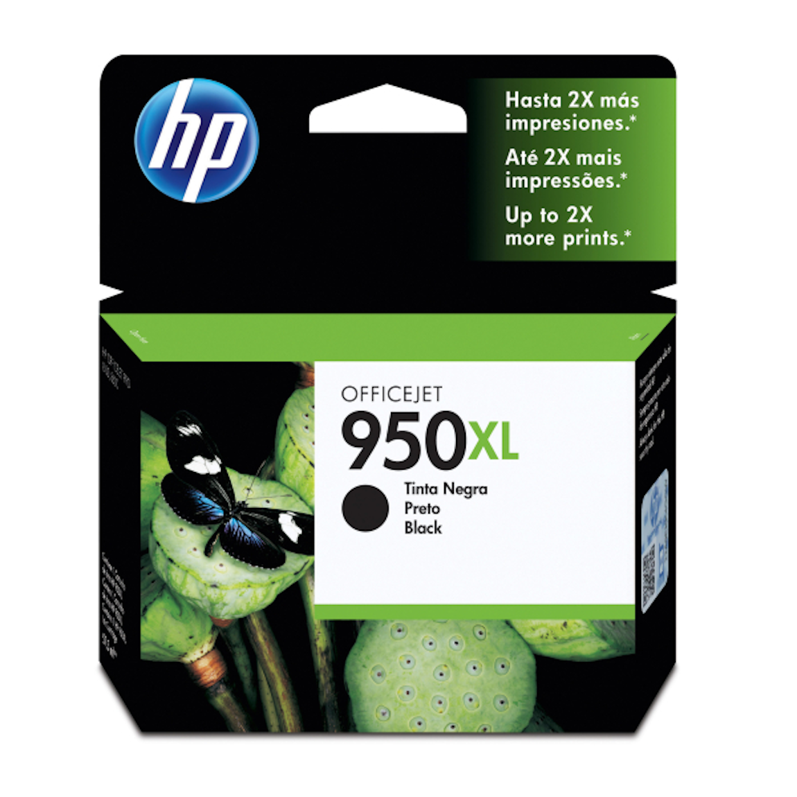 HP 950XL Schwarz Original Druckerpatrone mit hoher Reichweite