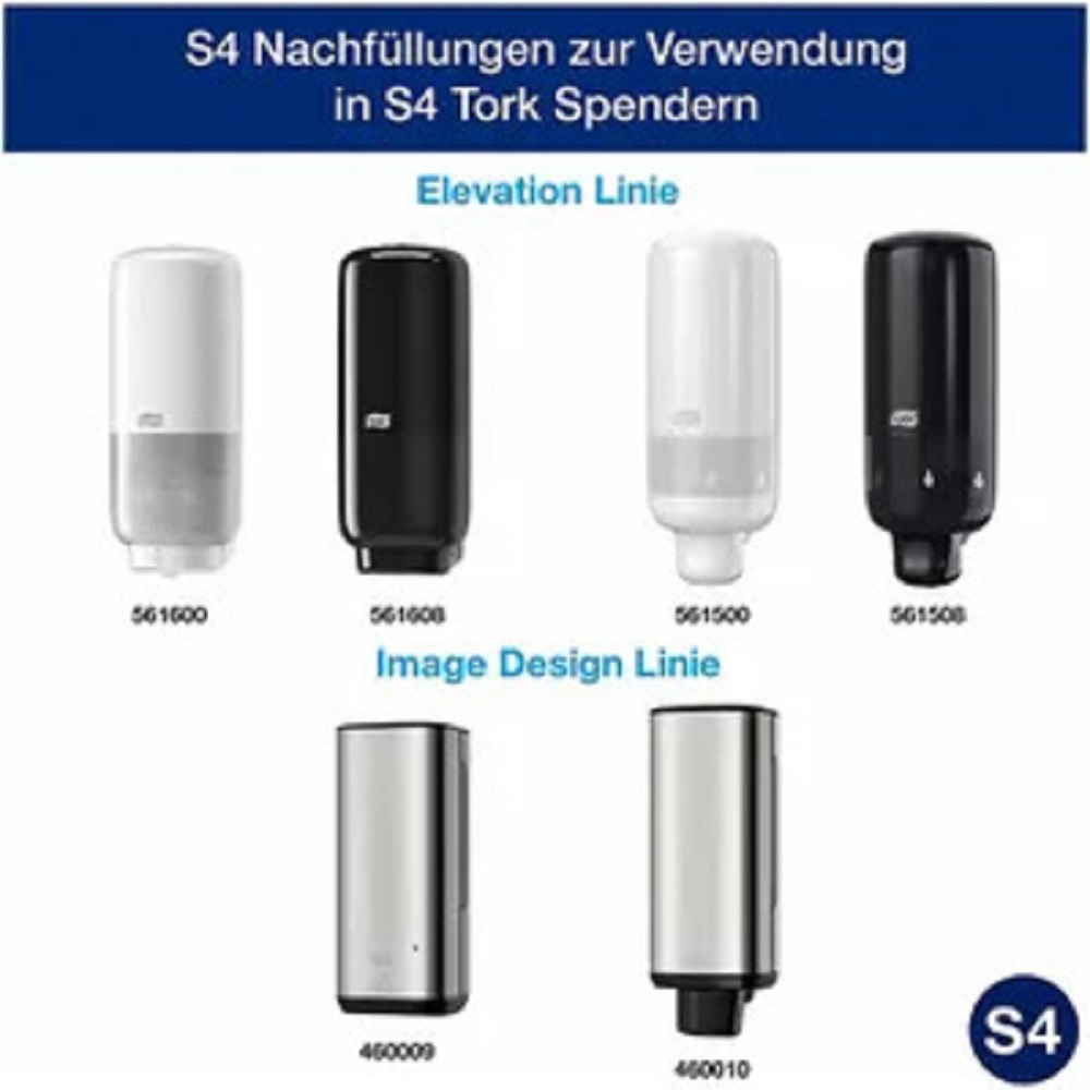Tork Schaumseife 520701, Übersicht der kompatiblen Seifenspender.