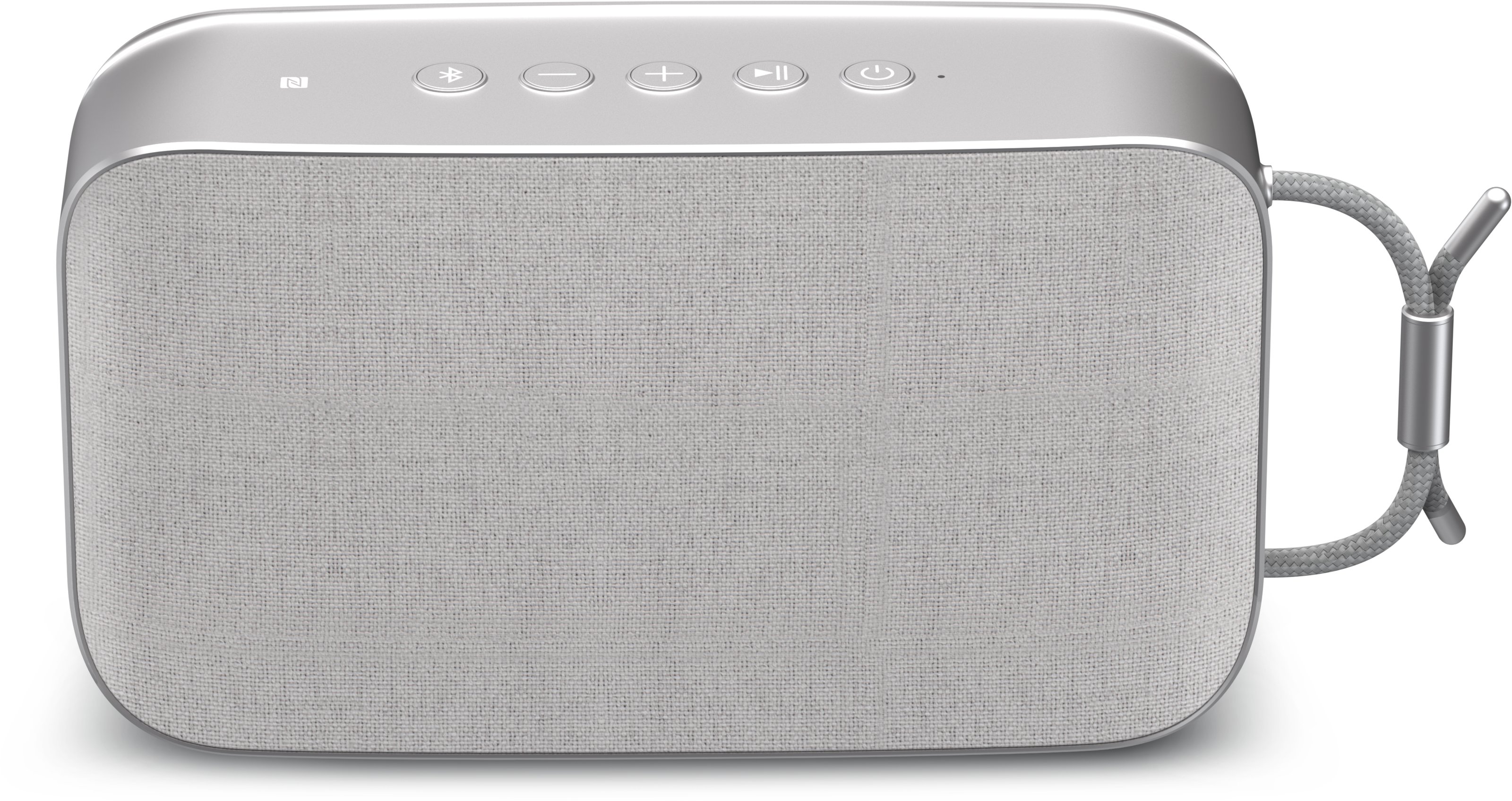 TechniSat BluSpeaker TWS XL Bluetooth Lautsprecher, grau