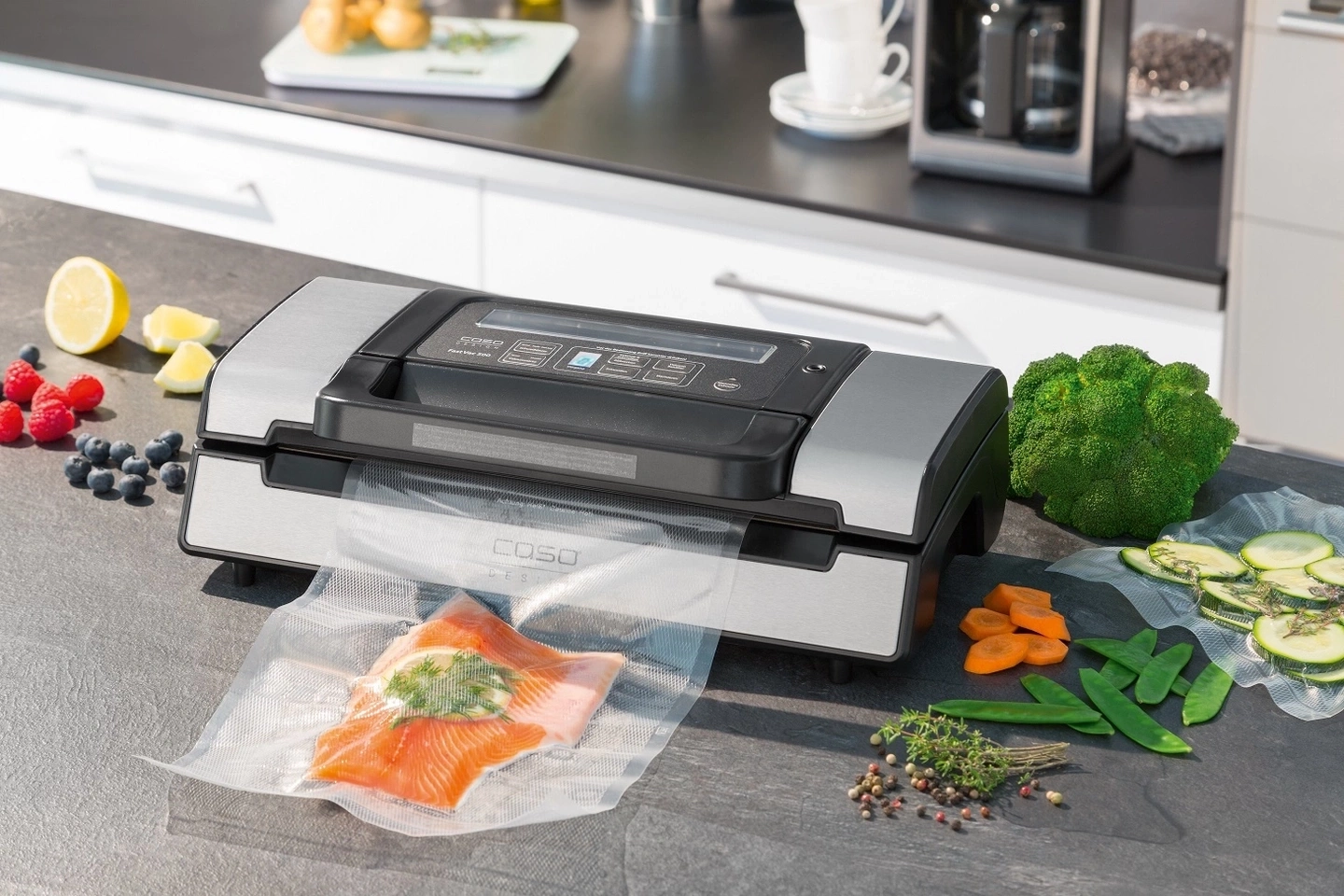 CASO Vakuumiergerät FastVac 390 Leistung:130 W · Saugleistung: 20 Liter/Minute | EAN: 4038437014112