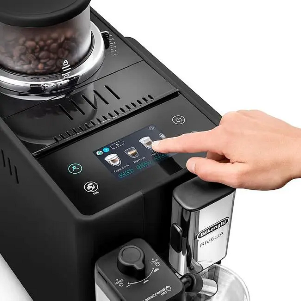 De'Longhi Rivelia 3,5 Zoll Touch Display