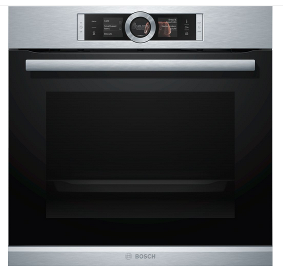 BOSCH HSG636BS1, Serie 8, Einbau-Dampfbackofen, 60 x 60 cm, Edelstahl