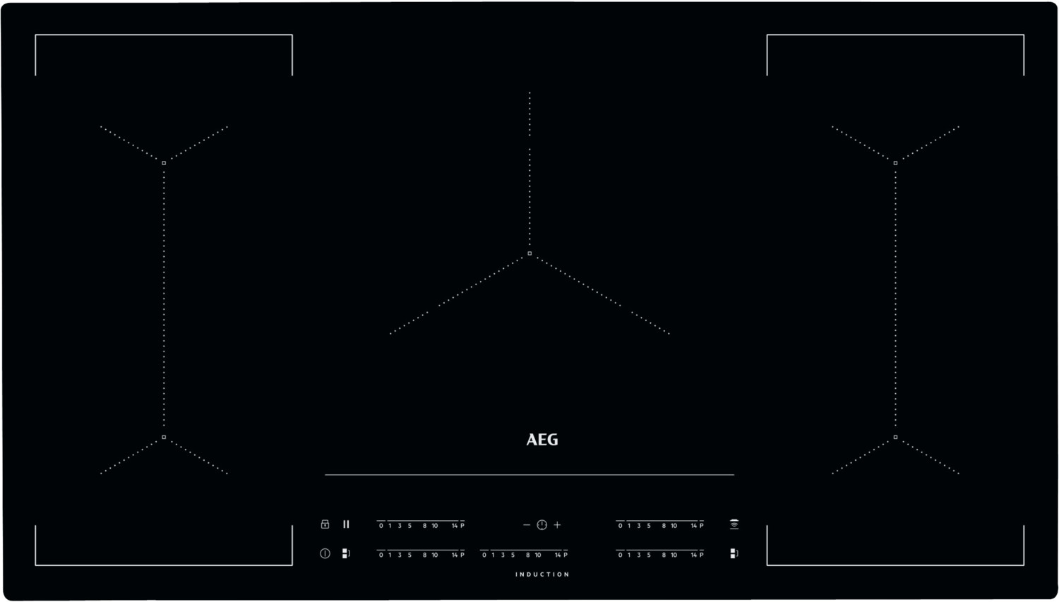 AEG Induction hob, 90cm, IKE95454IB