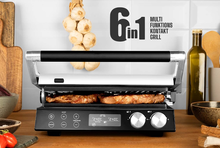 Gastroback 42423 Gourmet Multigrill BBQ Pro Smart Banner