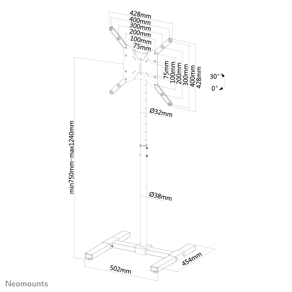 Neomounts NS-FS100BLACK