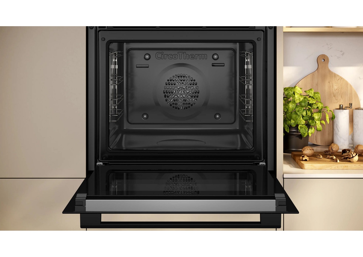 Neff oven with pyrolytic self-cleaning system