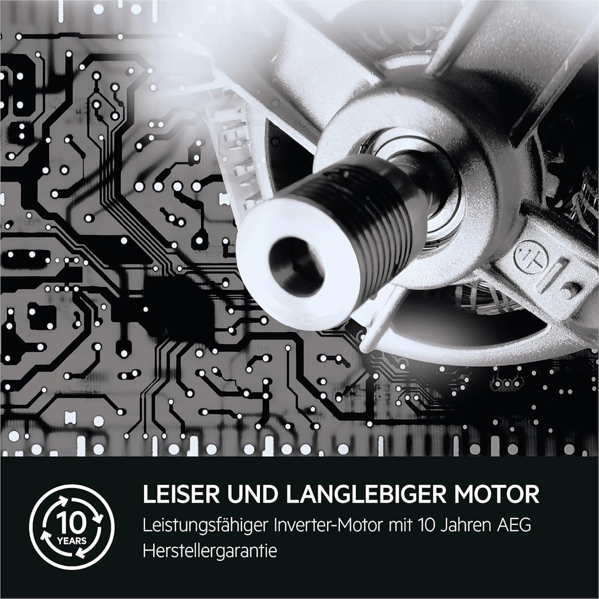 ÖkoInverter-Motor für leisen und effizienten Betrieb AEG Waschmaschine Toplader LTR6A60370 ÖkoInverter-Motor