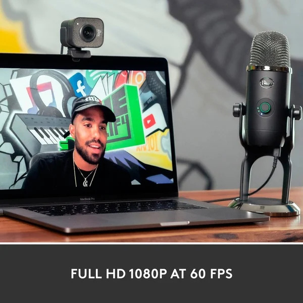Logitech StreamCam Graphit – Full HD 1080p / 60 FPS Logitech StreamCam Graphit mit Full HD 1080p und 60 FPS